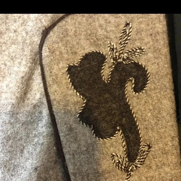 BAVARIA BLAZER VINTAGE TAN BROWM WOOL BLEND TUXEDO STYLE SIZE MEDIUM - Picture 5 of 10